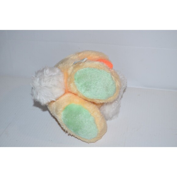 Vtg MTY Intl Round Baby Bunny rabbit w/ carrot pastel yellow green - Picture 11 of 11